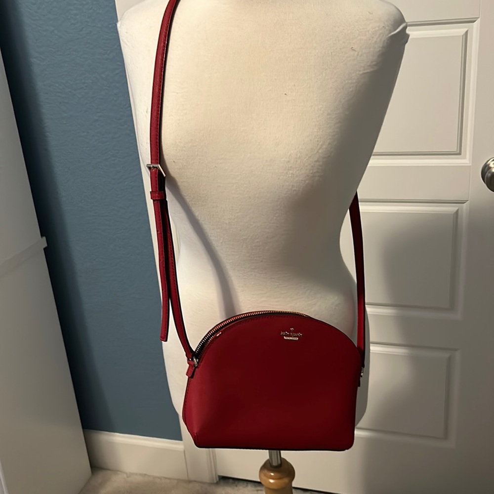 Kate Spade Red Dome Crossbody Bag